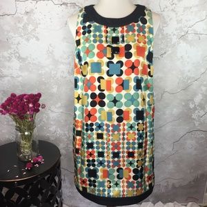 Ali Ro Dresses Nwt Geo Mod Print Silk Sleeveless Dress 6 Poshmark